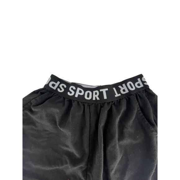 C-Mode Black Sport Athletic Logo Shorts Women's Size Small - Picture 2 of 5